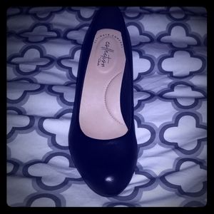 Clarks pump heels for every day at the office.